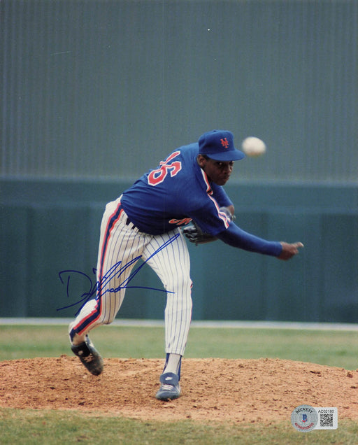 DOC GOODEN Signed 8x10 + No Hitter 5-14-96 Inscription Photo 2~Beckett  BAS COA