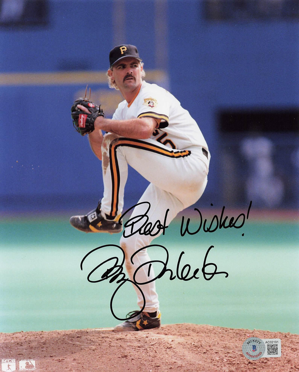Doug Drabek Autographed Signed 1990 Nl Cy Young 8X10 Pittsburgh Pirates  Photo - Autographs