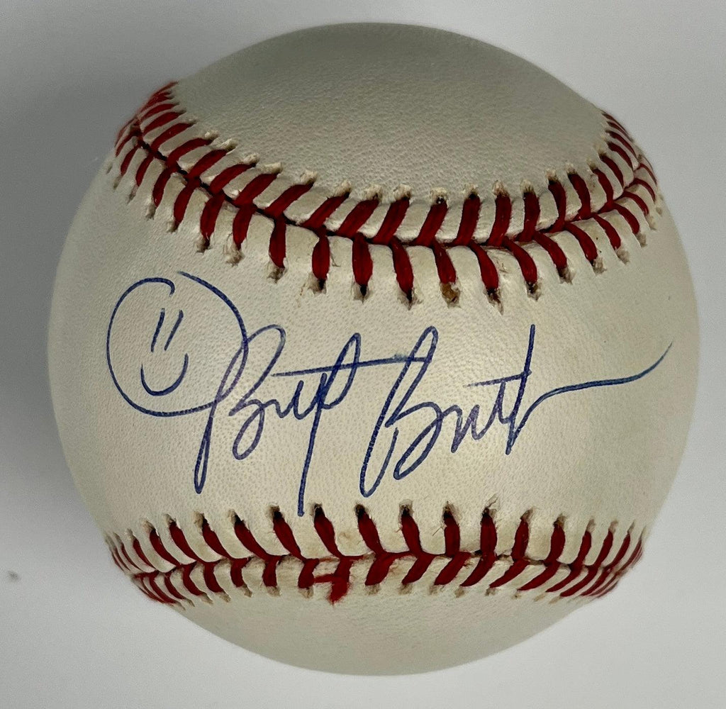 BRETT BUTLER Autographed Baseball