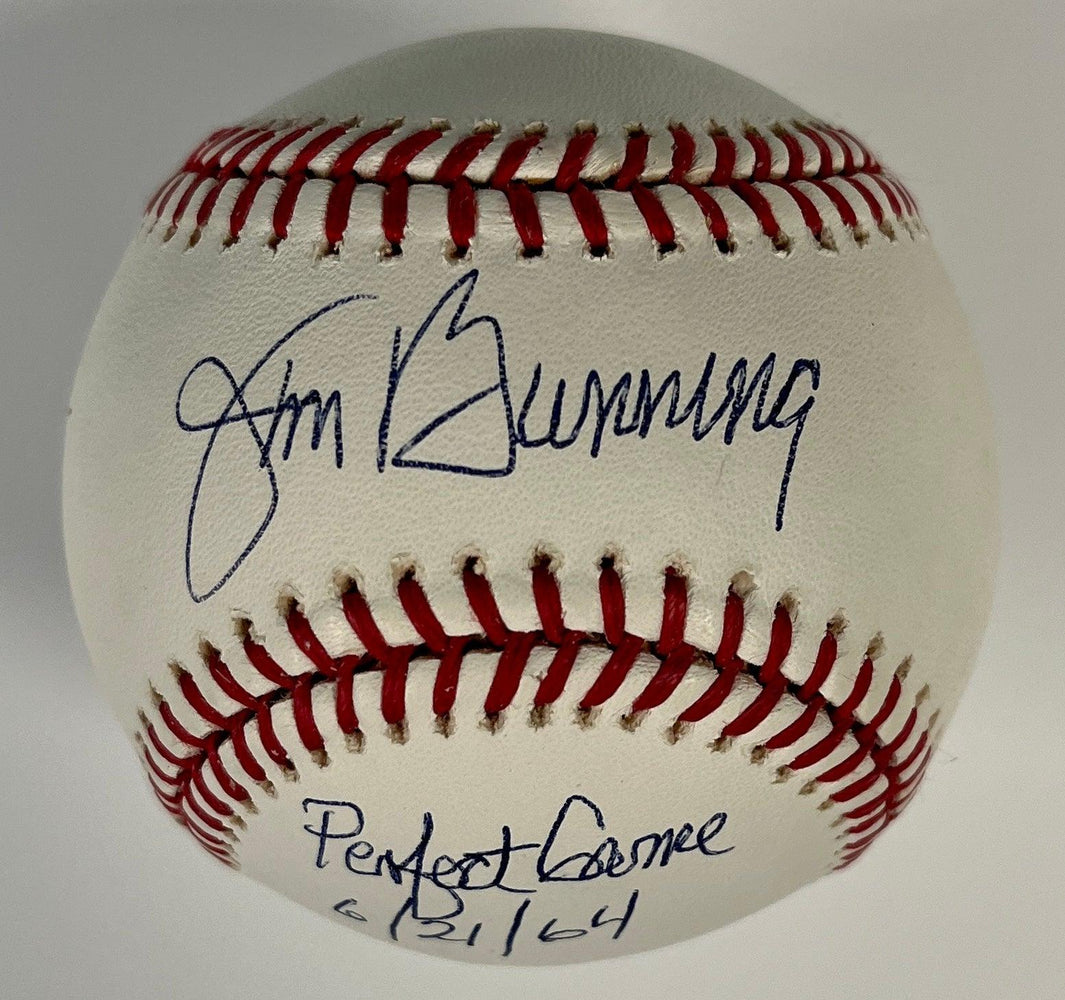 MLB Perfect Game Autographed & Inscribed Rawlings Official