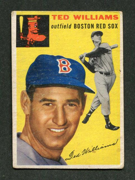 Ted Williams of the Boston Red Sox, May 21, 1954 Ted Williams gets