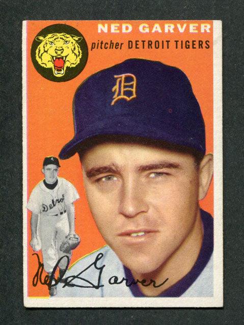 1954 Topps #44 Ned Garver Detroit Tigers Baseball Card - RSA