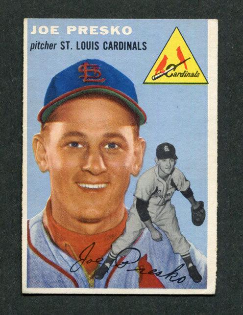 1954 Topps #135 Joe Presko St. Louis Cardinals Baseball Card - RSA