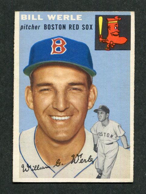 1954 Topps #144 Bill Werle Boston Red Sox Baseball Card - RSA