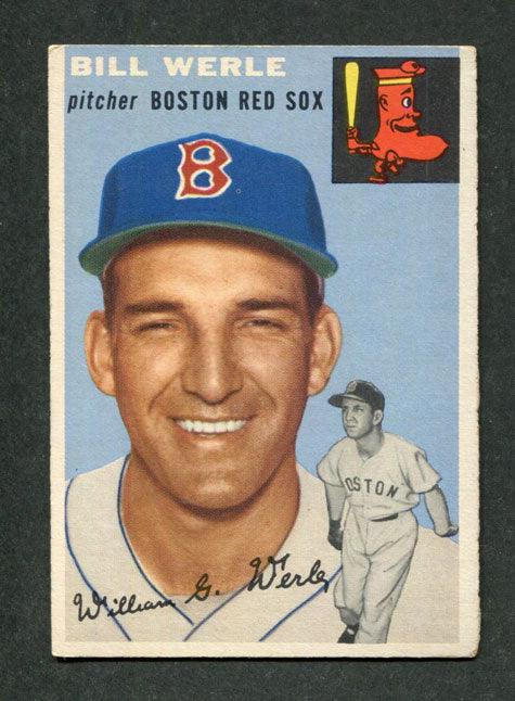 1954 Topps #144 Bill Werle Boston Red Sox Baseball Card - RSA