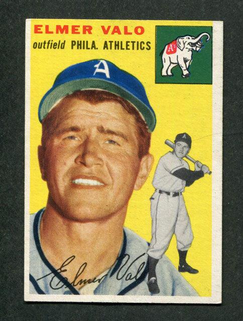 1954 Topps #145 Elmer Valo Philadelphia Athletics Baseball Card - RSA