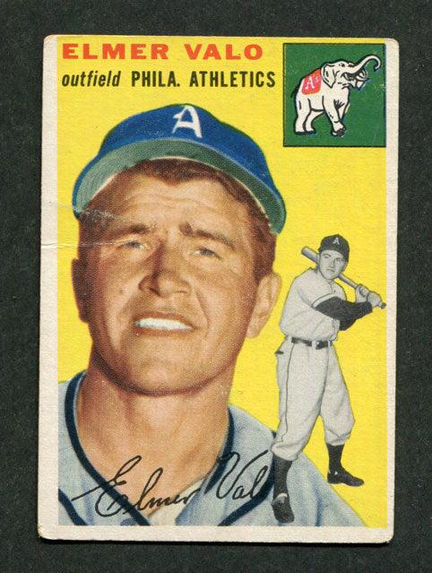 1954 Topps #145 Elmer Valo Philadelphia Athletics Baseball Card - RSA