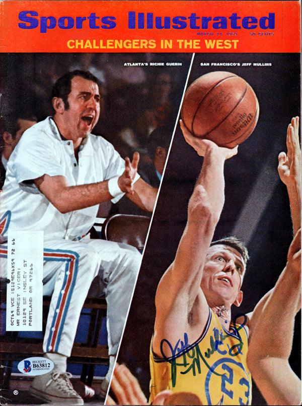 Jeff Mullins Autographed Sports Illustrated Magazine San Francisco Warriors Beckett BAS #B63812 - RSA