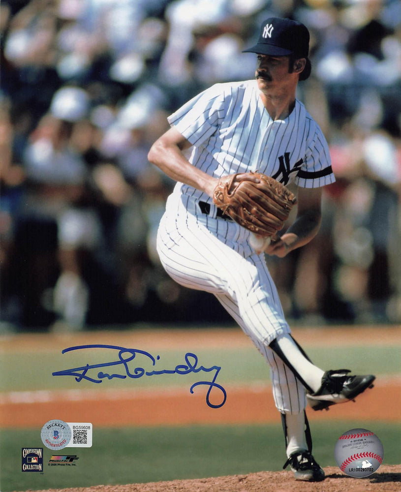 Autographed Ron Guidry New York Yankees 8X10 Photo