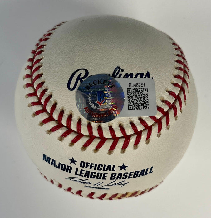 Autographed 2024 Pedro Martinez official MLB baseball