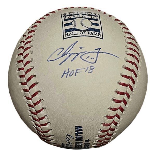 Chipper Jones Autographed Official MLB Hall of Fame Baseball. PSA Authentication