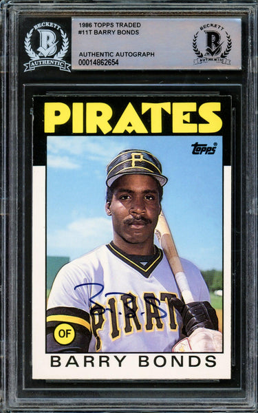  Barry Bonds (Pirates) 1986 Topps Traded Baseball #11T