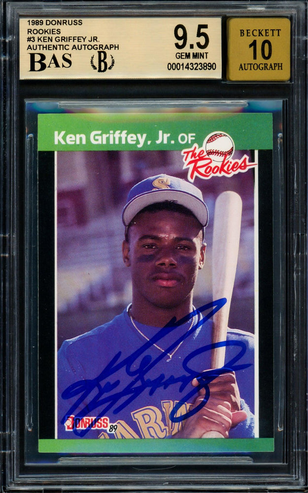 Ken Griffey Jr. Signed 1989 Seattle Mariners Rookie Game Model