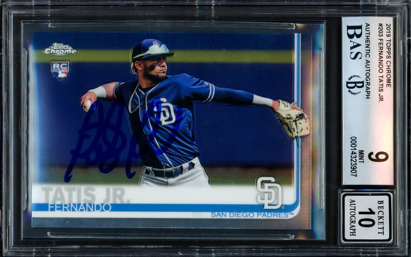 Fernando Tatis Jr. Autographed San Diego Padres Authentic Rookie