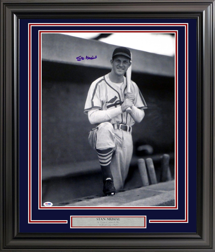 Stan Musial Authentic Autographed 8x10 Photo St. Louis 