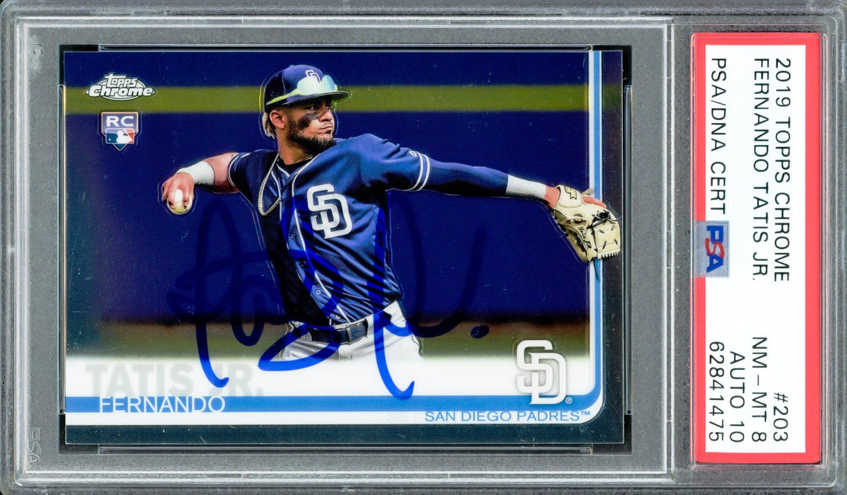 Fernando Tatis Jr Hand Signed Autographed Padres Memorabilia