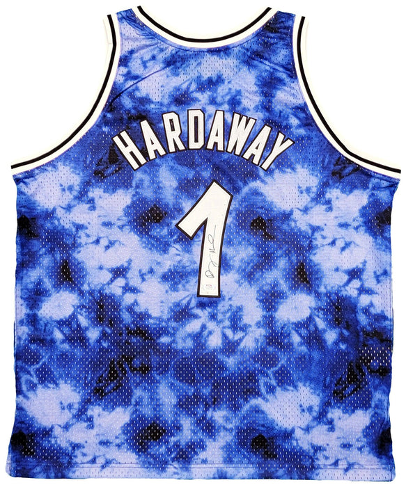 Mil Orlando Magic Anfernee Penny Hardaway Autographed Blue Authentic Mitchell & Ness Galaxy 1994-95 Hardwood Classic Swingman Jersey Size XL PSA/DNA Stock