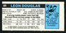 Leon Douglas Autographed 1980-81 Topps Card #85 Kansas City Kings SKU #150266 - RSA