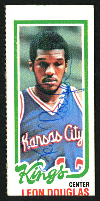 Leon Douglas Autographed 1980-81 Topps Card #85 Kansas City Kings SKU #150266 - RSA