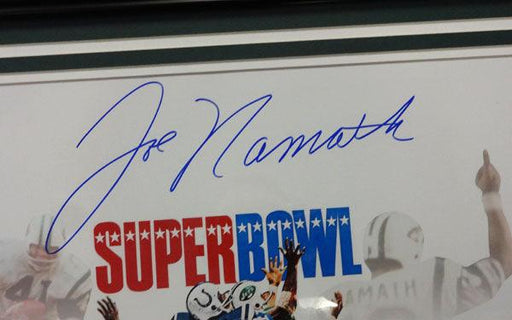 Joe Namath Autographed Framed 16x20 Photo New York Jets PSA/DNA Stock #91040 - RSA