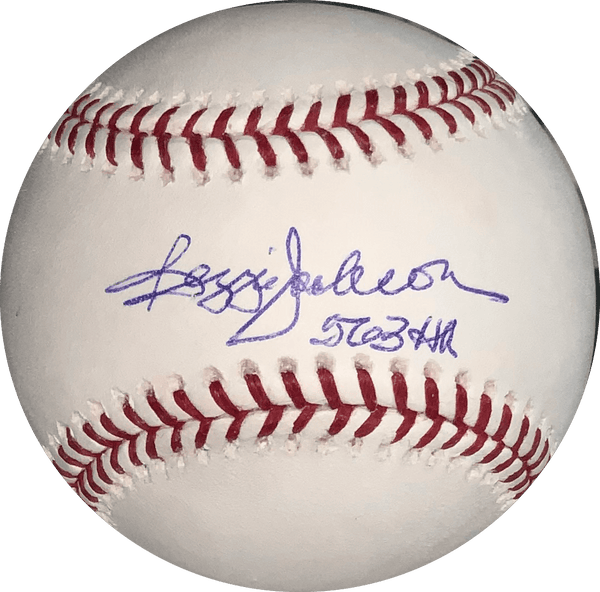 Reggie Jackson 563 HR Autographed Official MLB Baseball - BAS COA