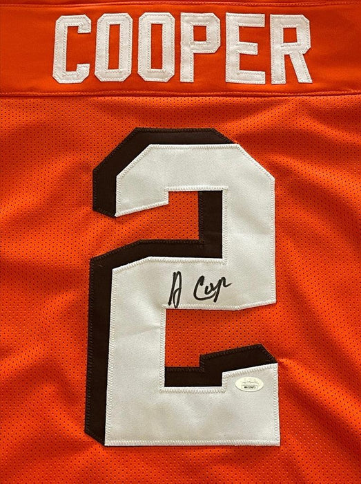 RSA Amari Cooper Signed Cleveland Inverted Orange Football Jersey (JSA)