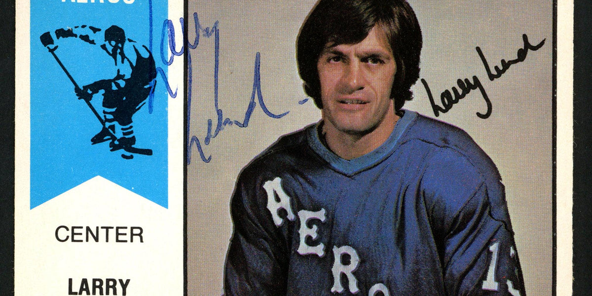 Larry Lund Autographed 1974-75 WHA O-Pee-Chee Card #22 Houston Aeros SKU  #151906 - Mill Creek Sports