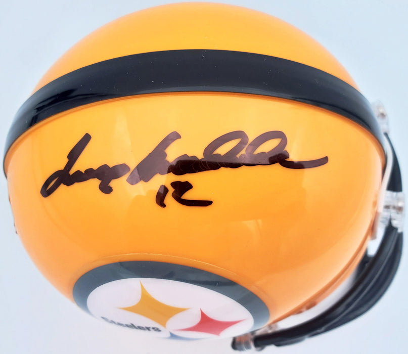 Terry Bradshaw Autographed Pittsburgh Steelers Yellow Mini Helmet Beck — RSA