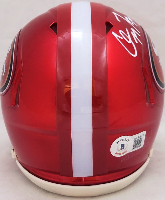 Christian McCaffrey Signed San Francisco 49ers F/S Helmet