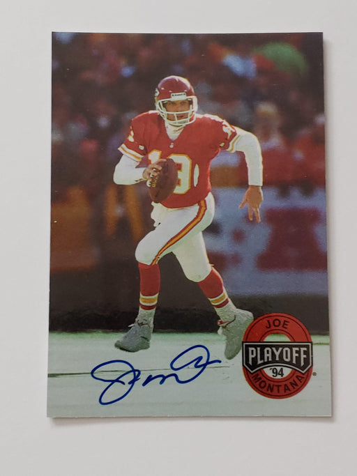 Joe Montana KC Chiefs Litho by Delgado # 26/530 – All In Autographs