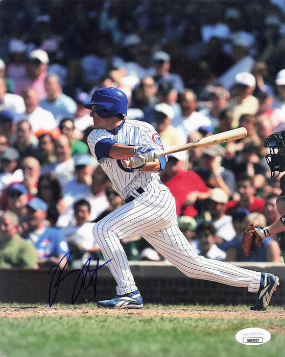 Ryan Theriot Signed 8x10 Chicago Cubs (JSA NN59957)