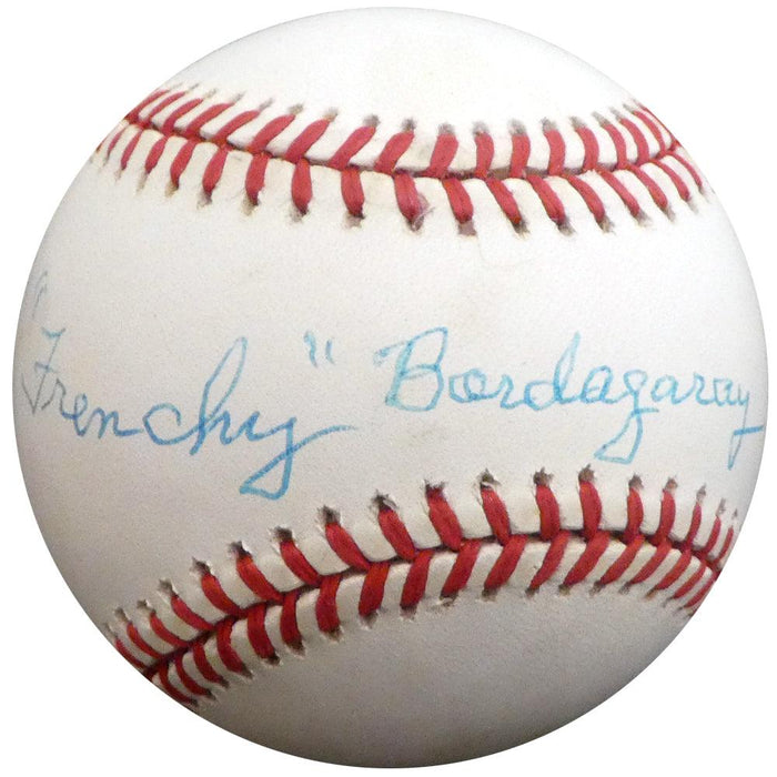 Frenchy Bordagary Autographed Official NL Baseball Brooklyn Dodgers Beckett BAS #F26215 - RSA