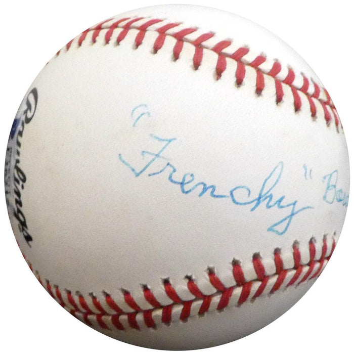 Frenchy Bordagary Autographed Official NL Baseball Brooklyn Dodgers Beckett BAS #F26215 - RSA