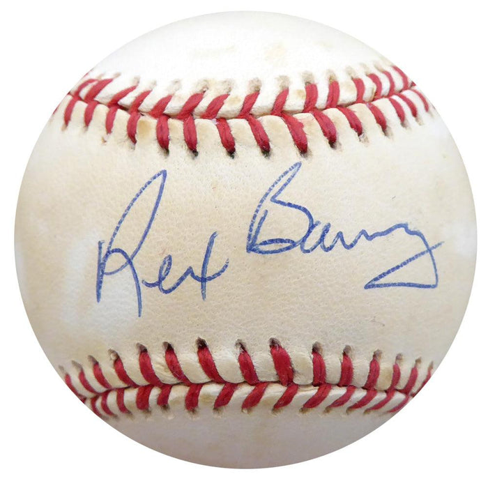 Rex Barney Autographed Official NL Baseball Brooklyn Dodgers Beckett BAS #F26073 - RSA
