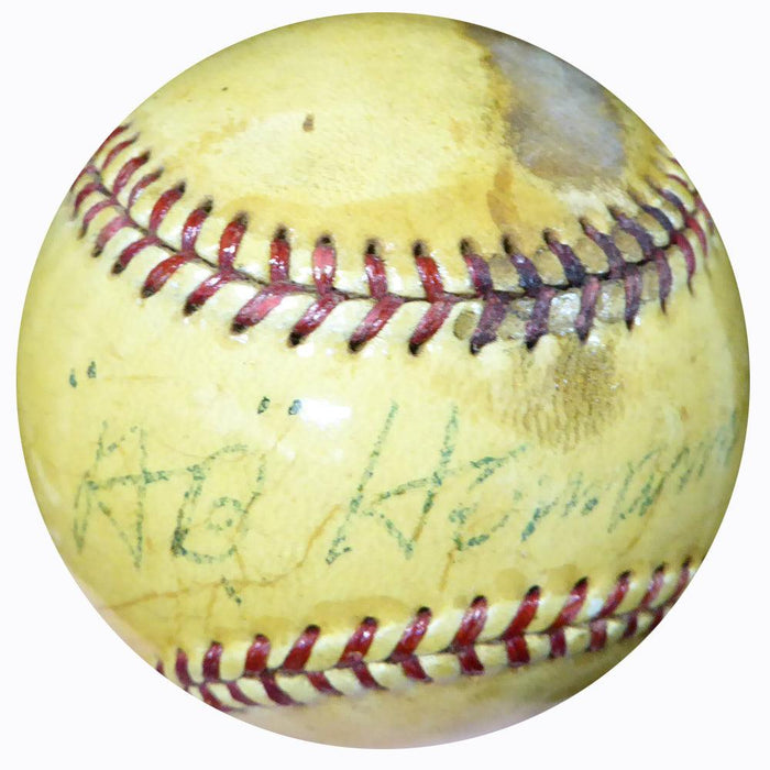 Al A.B. Hermann Autographed Official AL Harridge Baseball Boston Braves Vintage Beckett BAS #B26698 - RSA