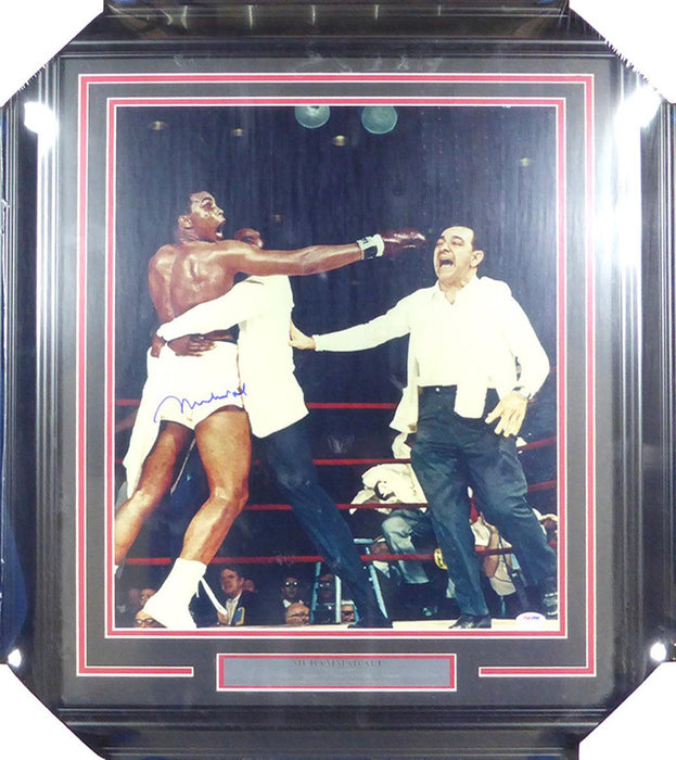 Muhammad Ali Autographed Framed 16x20 Photo PSA/DNA #S14059 - RSA