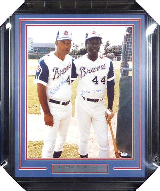 Autographed Atlanta Braves Hank Aaron Fanatics Authentic 1957