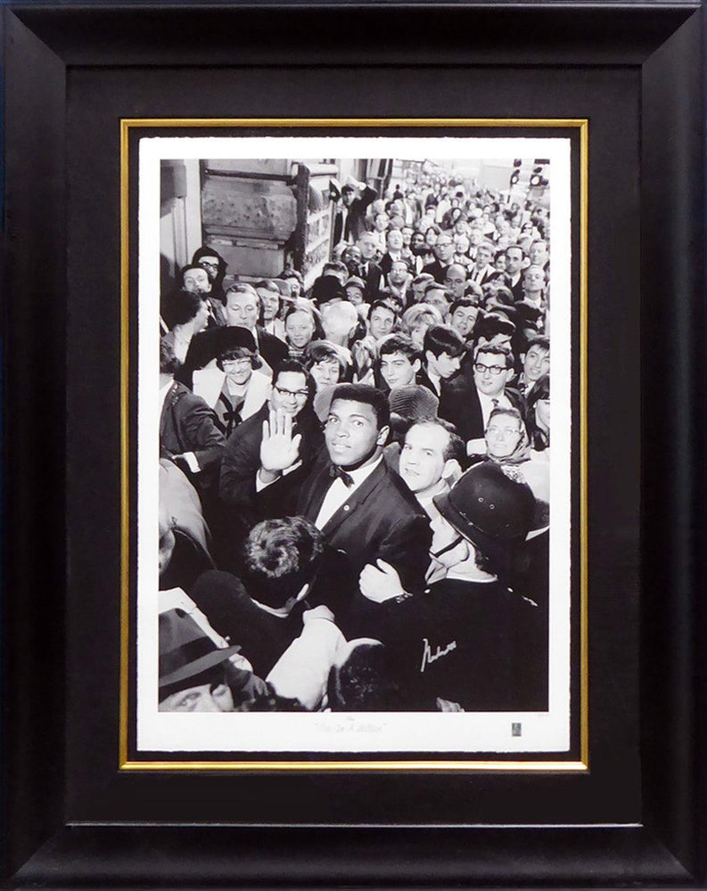Muhammad Ali Autographed Framed 35x45 Photo 1966 One In A Million #/275 Beckett BAS #A53348 - RSA