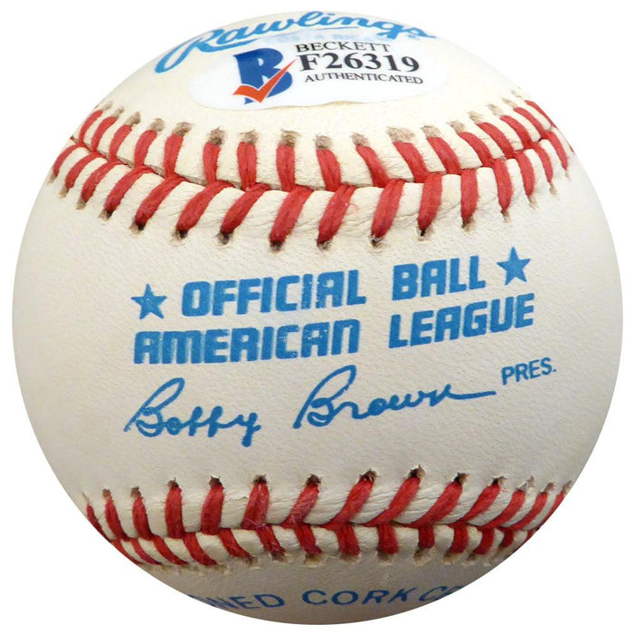 Jack Cullen Autographed Official AL Baseball New York Yankees Beckett BAS #F26319 - RSA