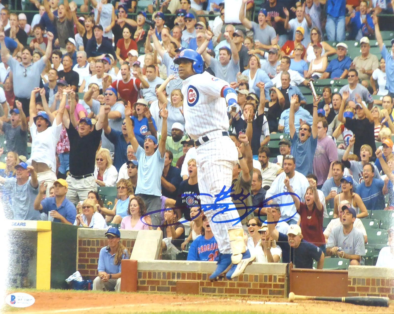 Sammy Sosa Autographed 11x14 Photo Chicago Cubs Beckett BAS Stock #177690 - RSA