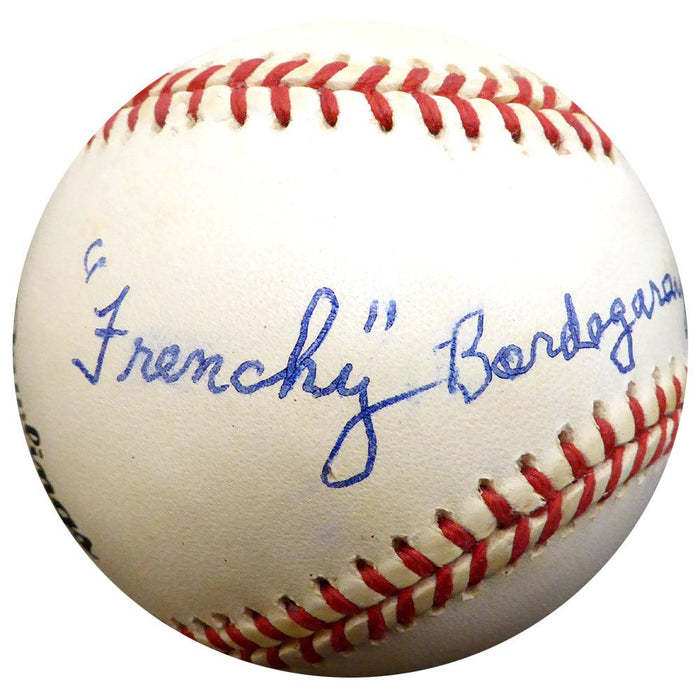 Frenchy Bordagary Autographed Official NL Baseball Brooklyn Dodgers Beckett BAS #E48041 - RSA
