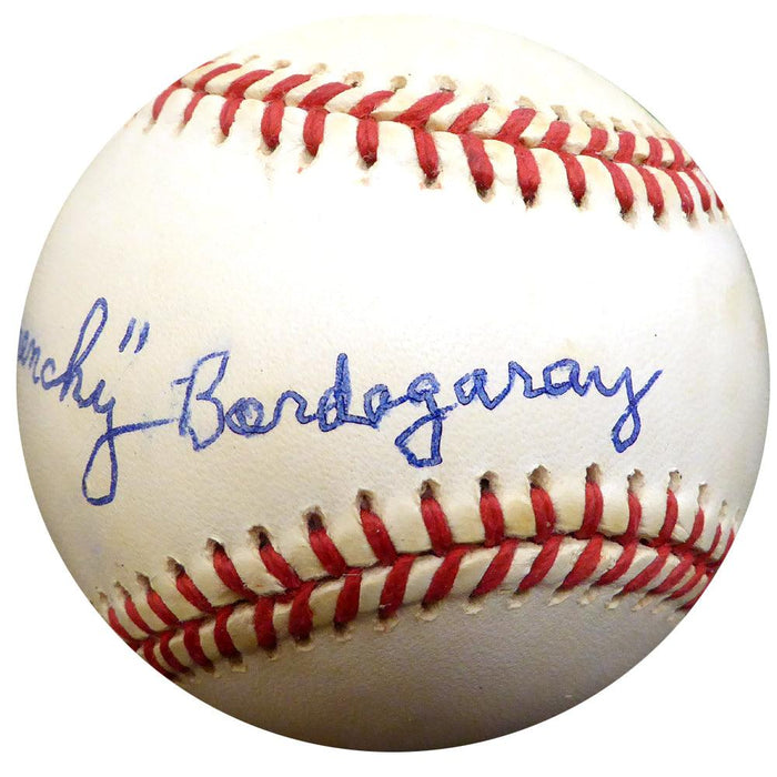 Frenchy Bordagary Autographed Official NL Baseball Brooklyn Dodgers Beckett BAS #E48041 - RSA