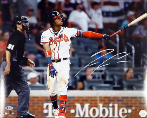 Cristian Pache & Ronald Acuna Jr. Signed Braves 16x20 Photo