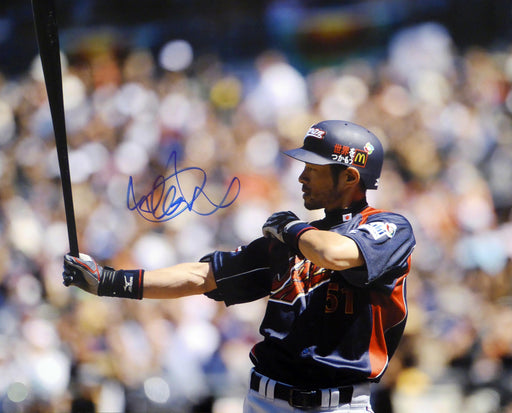 Ichiro Suzuki & Munenori Kawasaki Autographed 16x20 Photo WBC Team Japan  PSA/DNA ITP Stock #43114