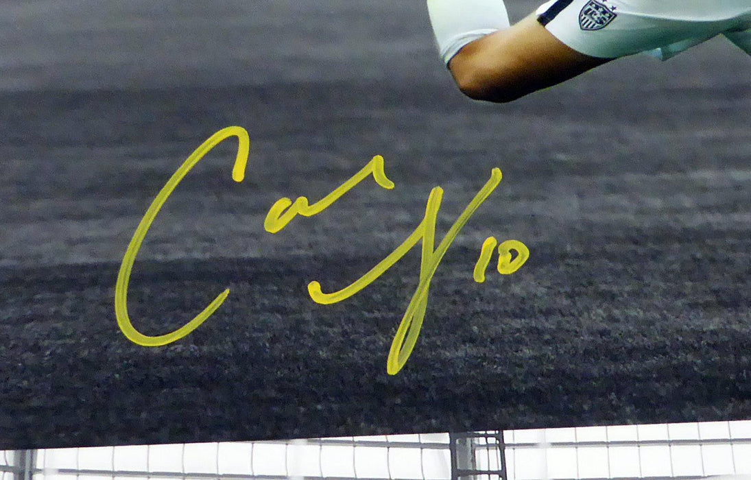 Carli Lloyd Autographed 16x20 Photo Team USA "Best WC Goal 7/5/15" PSA/DNA Stock #98149 - RSA