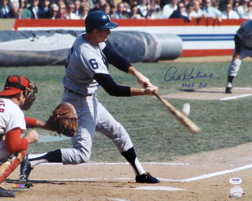 Al Kaline Autographed Detroit Tigers 16x20 Photo - Color Batting