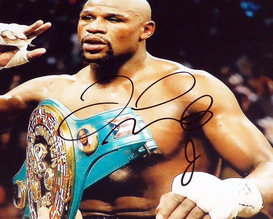 Floyd Mayweather Jr. Autographed 16x20 Photo JSA #WPP775522 - RSA