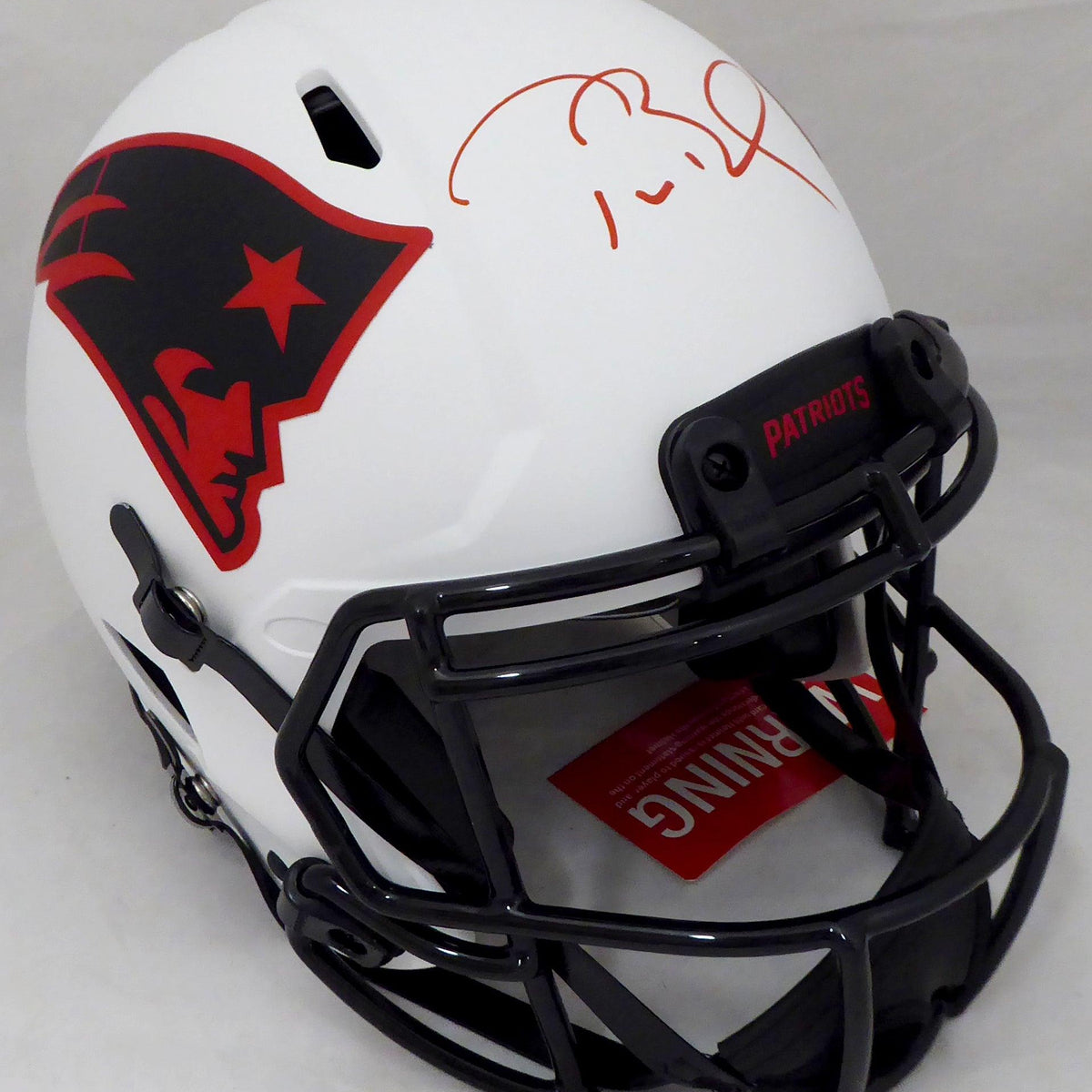 Tom Brady Signed Patriots Full-Size Authentic On-Field Speed Helmet  (Fanatics)