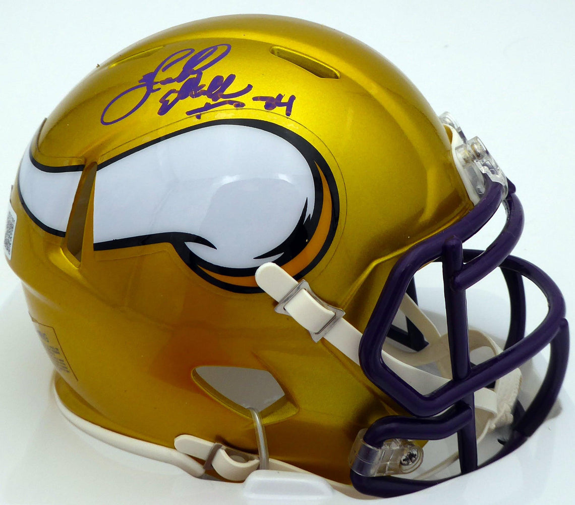 Herschel Walker Autographed Minnesota Vikings Yellow Flash Speed Mini — RSA