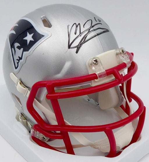 Shop Mac Jones New England Patriots Autographed Silver Full Size Authentic  Speed Helmet